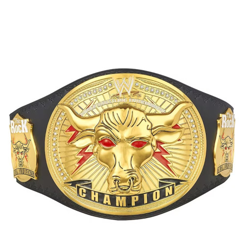 The Rock Brahma Bull Replica Championship Title Belt