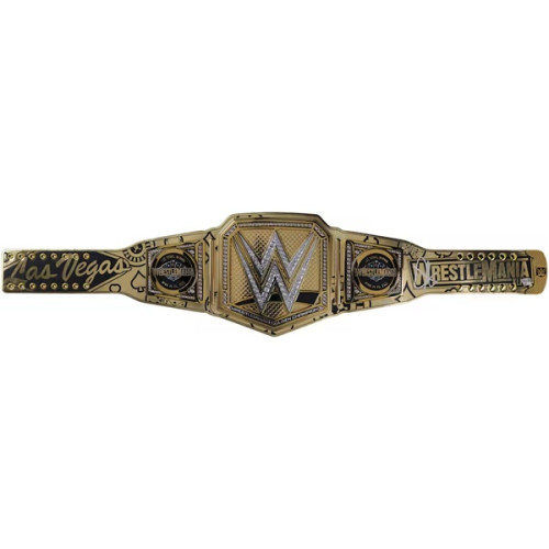 WWE WrestleMania 41 Golden Championship Replica Title Belt