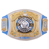John Cena Farewell Tour 2025 Grand Rapids Spinner Championship Replica Title Belt